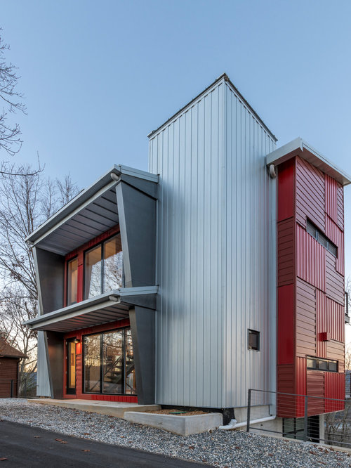 Best Industrial Exterior Home Design Ideas & Remodel Pictures Houzz