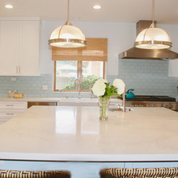 Breezy and soft Coastal kitchen