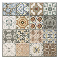 Walls and Floors - Maalem Decor Matte Tiles, 1 m2 - Wall And Floor Tile