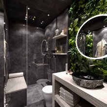 moody bathroom