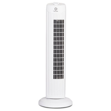 Fantask 35W 28'' Oscillating Tower Fan 3 Wind Speed Quiet Bladeless Cooling
