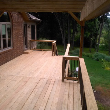 Expansive Wood with Pergola