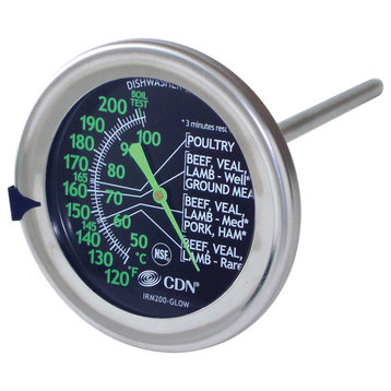 ProAccurate Meat/Poultry Ovenproof Thermometer With Glow Display