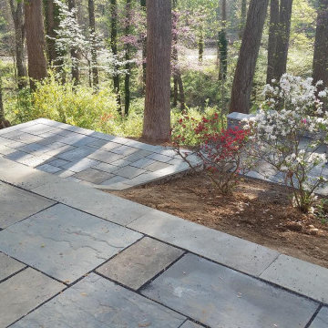 Backyard Stone Terrace