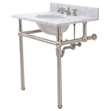 Embassy 30" Wash Stand, P-Trap, and Counter Top With Basin, Yellow