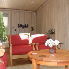 white washed paneling