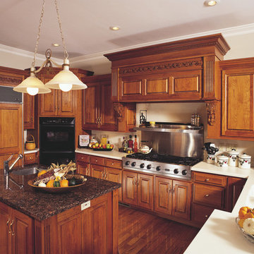Traditional Cherry Kitchen