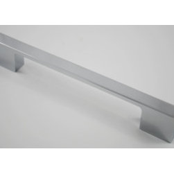 Polished Chrome Cabinet Pull &ndash; Style 28 - Brackets