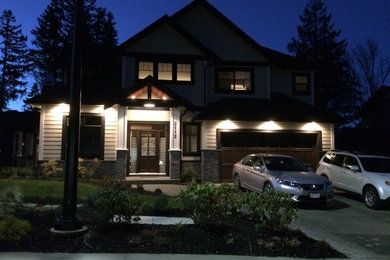 Trendy home design photo in Vancouver