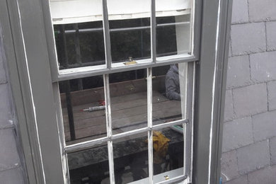 Restoration and painting victorian sash windows
