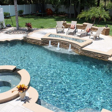SEA MAIDEN POOLS: A complete renovation of this outdoor living space.
