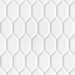 Thassos Hexagon Field Dimensional - Wall And Floor Tile