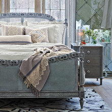white bed