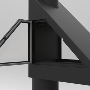 CHEMINÉES METALLIQUES CONTEMPORAINES CL Design