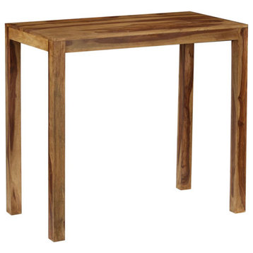vidaXL Solid Sheesham Wood Bar Table Wooden Writing Computer Desk Furniture