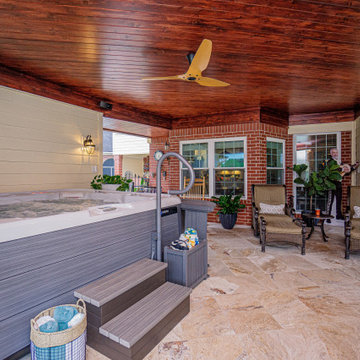 Preslar Family (Hot Spring Spa + Outdoor Living Area)