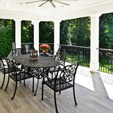 Exterior Remodel Turns Home Backyard into Gorgeous Retreat in Great Falls, Va