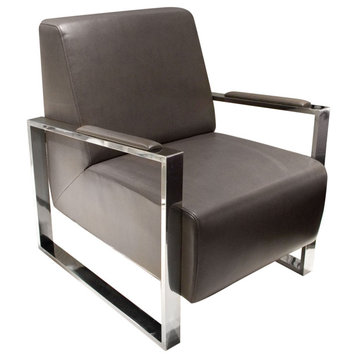 Century Accent Chair, Elephant Gray