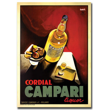 'Cordial Campari Liquor' Canvas Art