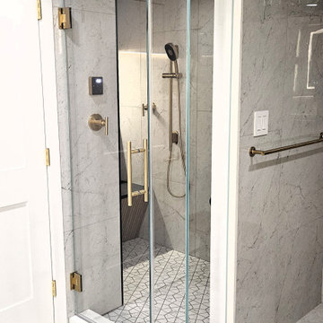 Modern Basement Spa Bathroom