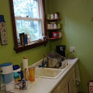 Valparaiso IN, Kountry Wood Products White Kitchen, Drastic Before and After