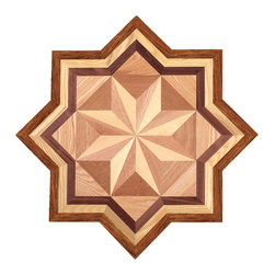 Oshkosh Designs Crescent Inlay Medallion - Hardwood Flooring