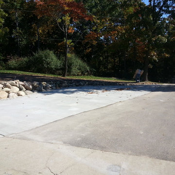 Retaining Wall and Turnaround Area
