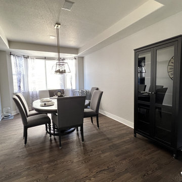 Dark Brown Red Oak Wood floor