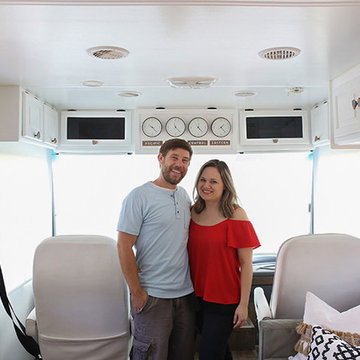 Lovingly Restored RV Gets Modern Privacy with Roller Shades
