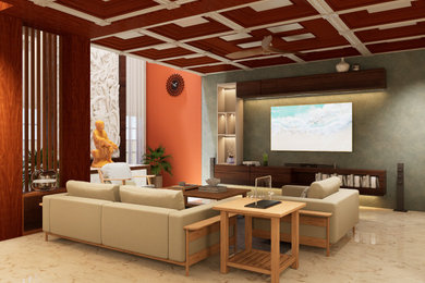 Proposed Residence Interior Design in Coimbatore