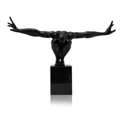 Saut de L'ange Black - Sculptures