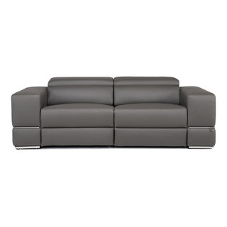 Modern Luxor Reclining Loveseat With Power Headrests Contemporary Sofas by Zuri Furniture Houzz