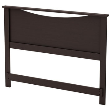 South Shore Back Bay Full/Queen Panel Headboard in Brown