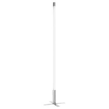 Lucas Indoor Fluorescent Light Stick With Stand, White