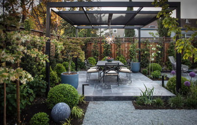 Patio of the Week: Elegant Outdoor Rooms Surrounded by Plants