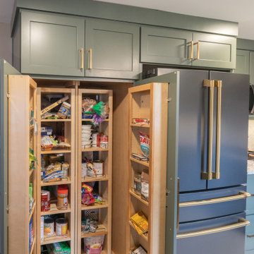 Storage-Focused Kitchen Remodel with Custom Pantry + Layout Reconfiguration