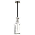 Hudson Valley Lighting - Hudson Valley Lighting 1041-PN Colebrook - 14.75" One Light Pendant - Colebrook honors the scientific discovery that ledColebrook 14.75" One Polished Nickel *UL Approved: YES Energy Star Qualified: n/a ADA Certified: n/a  *Number of Lights: Lamp: 1-*Wattage:75w E26 Medium Base bulb(s) *Bulb Included:Yes *Bulb Type:E26 Medium Base *Finish Type:Polished Nickel
