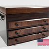 Flaming Amish Birch, 3-Drawer Jewel Chest, Amish Made in USA