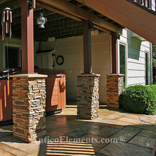 Exterior front porch columns