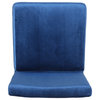 GDF Studio Lexi Modern Glam Velvet Barstools, Set of 2, Navy Blue