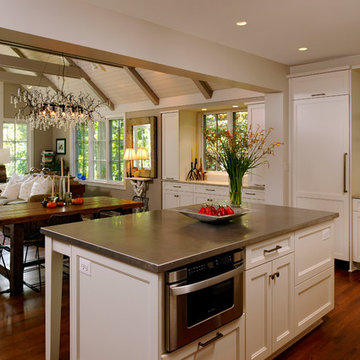 Washington, DC - Transitional - Kitchen Design with Cathedral Ceilings