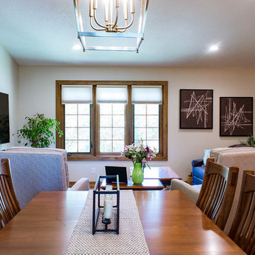 Remodel - Dark Maple Cabinets - Stone Tops - Mankato