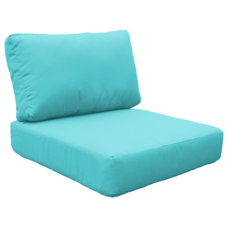 Covers for Low-Back Chair Cushions 6 inches thick, Aruba