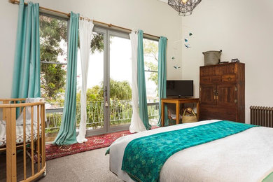 This is an example of an eclectic bedroom in Perth.