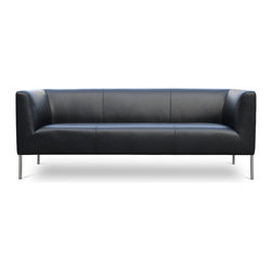 Laguna Sofa- Black Italian PPM (Special Order) - Sofas