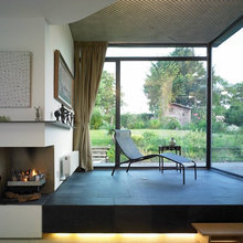 Corner fire nook