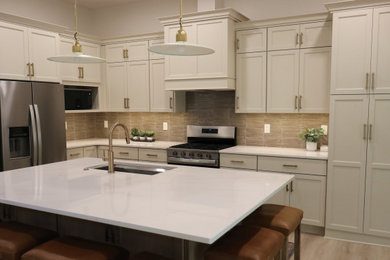 Inspiration for a transitional kitchen remodel in Other