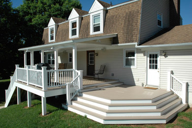 Example of a classic deck design in Baltimore