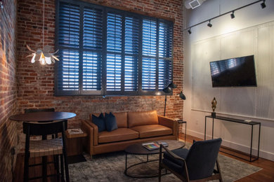 Inspiration for a living room remodel in Other