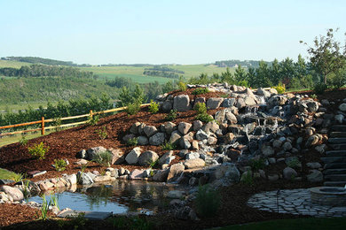 This is an example of a landscaping in Edmonton.
